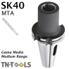 Cono reductor DIN69871 SK40 para morse MTA Gama Media