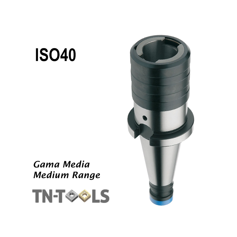 Cono Roscador DIN2080 BT40 de cambio rápido en pinzas para machos Gama Media Cono Roscador DIN2080 BT40 de cambio rápido en pinzas para machos Gama Media