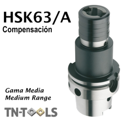 Cono Roscador HSK63/A de cambio rápido en pinzas para machos