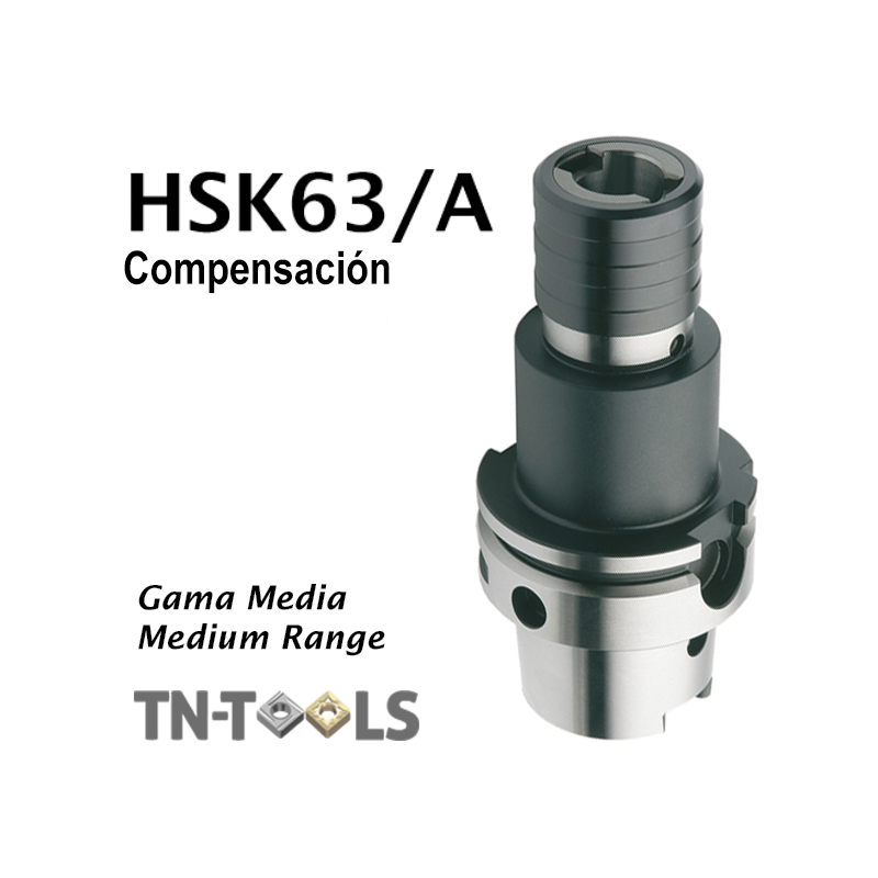 Cono Roscador HSK63/A de cambio rápido en pinzas para machos Cono Roscador HSK63/A de cambio rápido en pinzas para machos