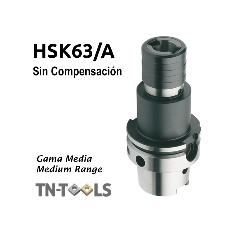 Cono Roscador HSK63/A de cambiosin embrague en pinzas para machos Cono Roscador HSK63/A de cambiosin embrague en pinzas para machos