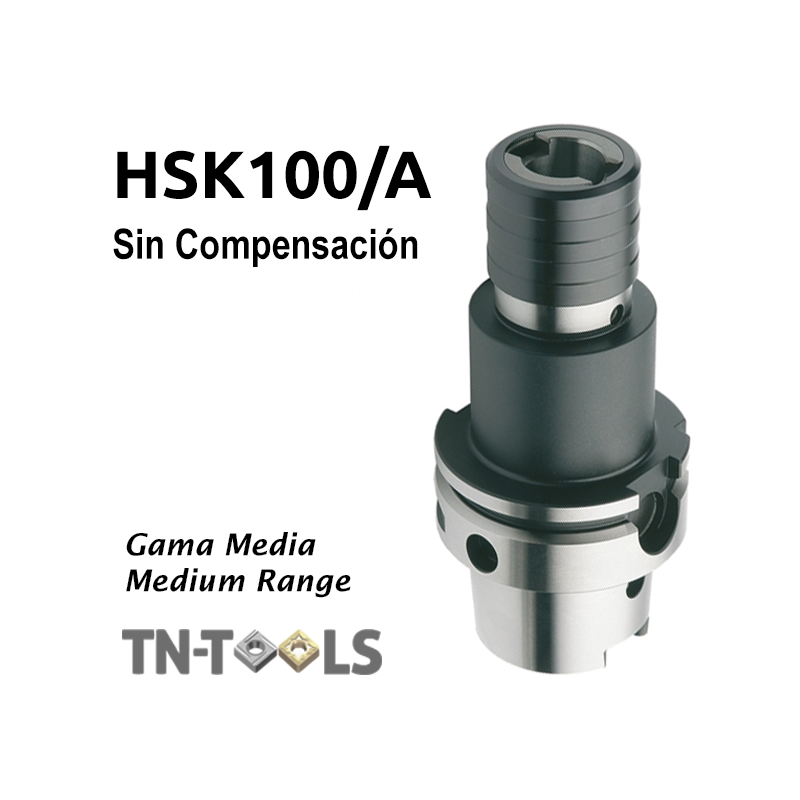 Cono Roscador HSK100/A de cambiosin embrague en pinzas para machos Cono Roscador HSK100/A de cambiosin embrague en pinzas para machos