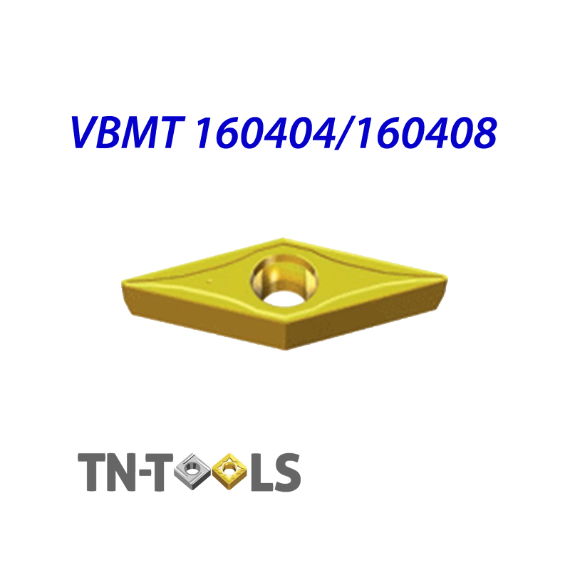 VBMT160404-LM ZZ4919 Placa de Torno Negativa de Acabado