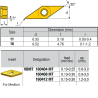VBMT160404-RZ ZZ0774 Negative Turning Insert for Medium