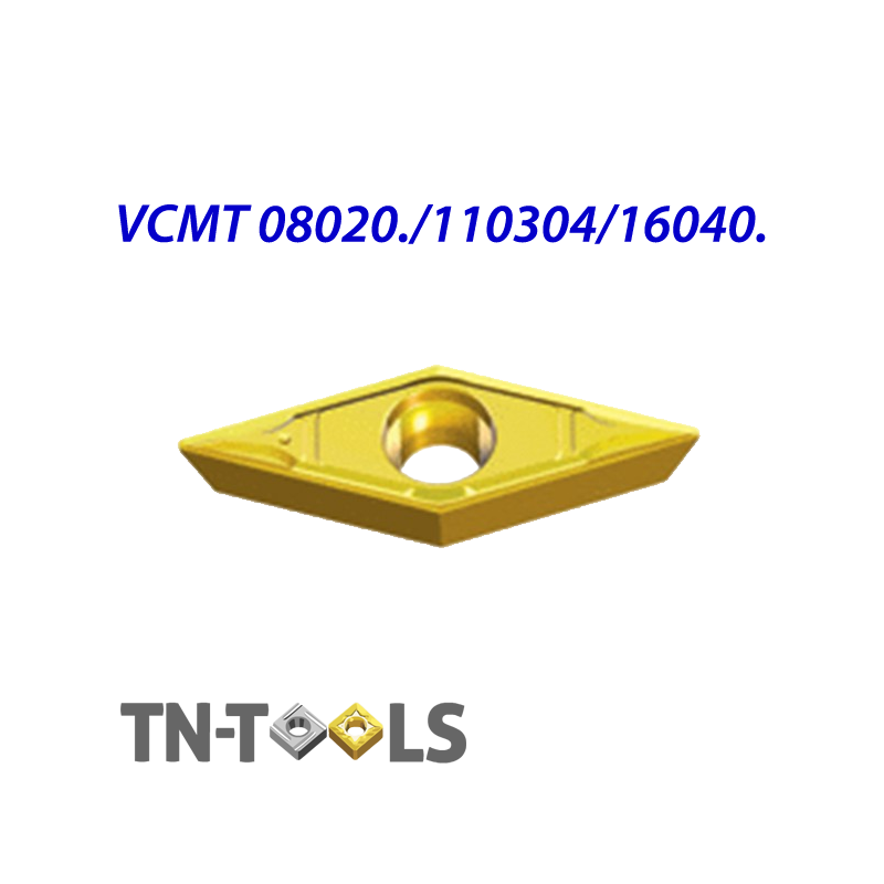 VCMT080204-VI VB6989 Placa de Torno Negativa de Semi Acabado