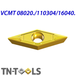 VCMT080204-VI ZZ1884 Placa de Torno Negativa de Semi Acabado