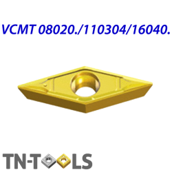 VCMT160404-VI ZZ1884 Placa de Torno Negativa de Semi Acabado