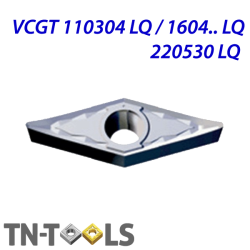 VCGT160412-LQ P89 Placa de Torno Positiva de Aluminio