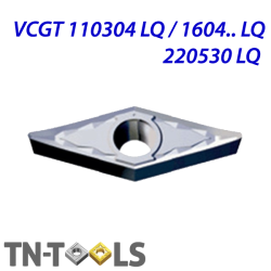 VCGT160412-LQ P89 Positive Turning Insert for Aluminium