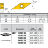 VBGT110301-YG ZZ4919 Negative Turning Insert for Finishing