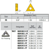 TBGT060102-Q-LL IZ6999 Negative Turning Insert for Finishing