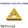 TCMT090208-RZ ZZ1884 Placa de Torno Negativa de Medio