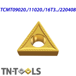 TCMT090208-RZ ZZ1874 Placa de Torno Negativa de Medio