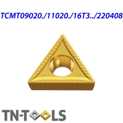 TCMT16T312-RZ ZZ1874 Placa de Torno Negativa de Medio