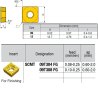 SCMT09T308-LM ZZ0774 Negative Turning Insert for Finishing