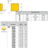 SPGN190408 P89 Negative Turning Insert for Finishing