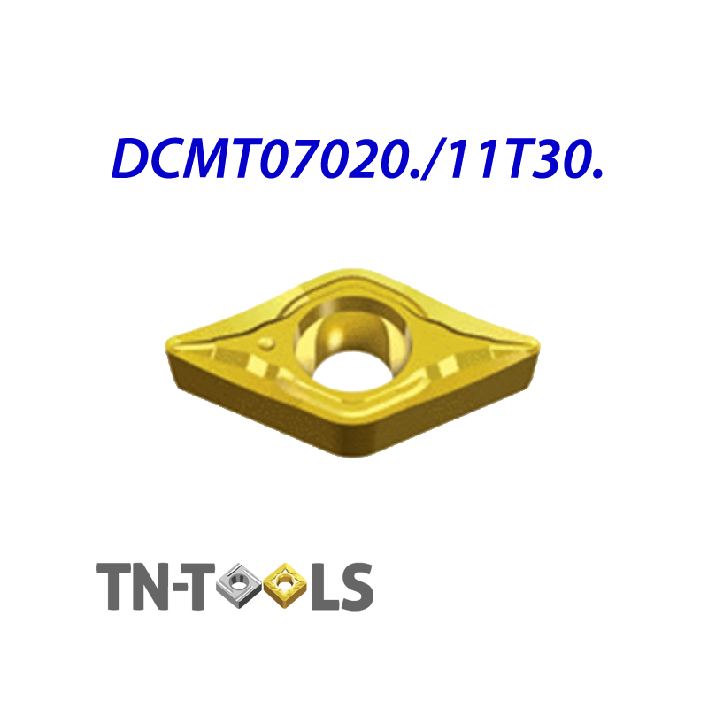 DCMT070208-LM ZZ1884 Placa de Torno Negativa de Acabado