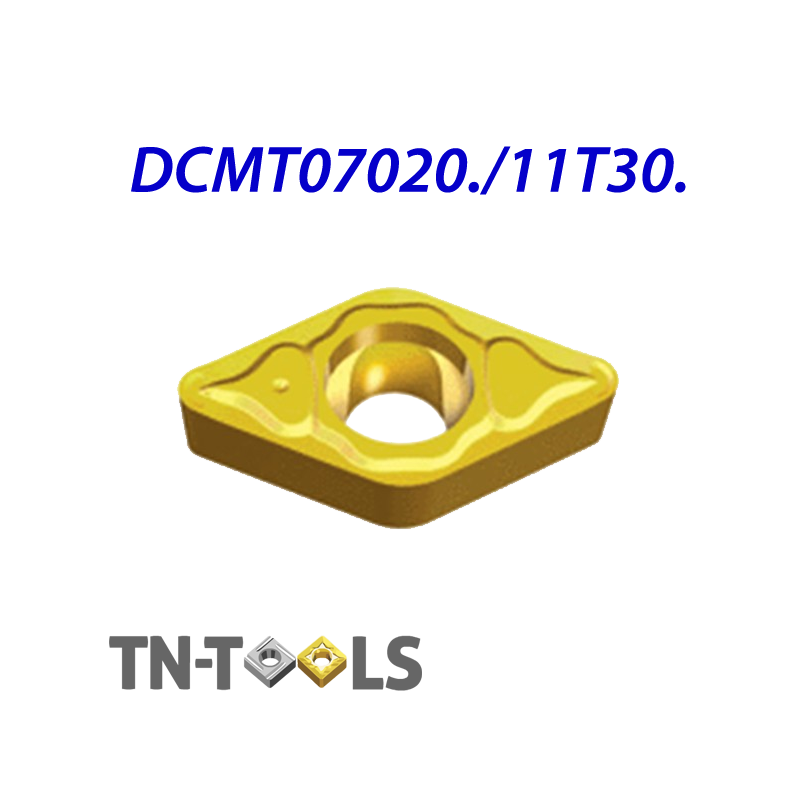DCMT11T308-VI ZZ0774 Placa de Torno Negativa de Semi Acabado