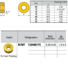 RCMT120400-VI ZZ4919 Negative Turning Insert for Half Finishing