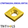 CPMT09T304-VI ZZ1874 Placa de Torno Negativa de Semi Acabado