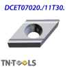 DCET11T301-X-ML ZZ0979 Placa de Torno Negativa de Acabado