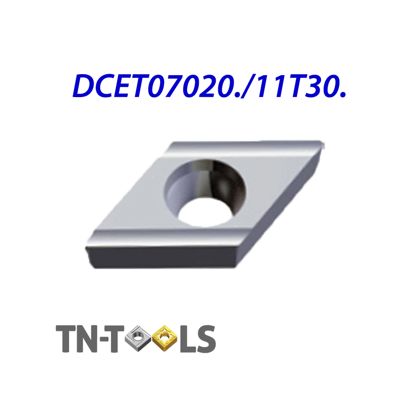 DCET11T302-X-ML ZZ0979 Negative Turning Insert for Finishing