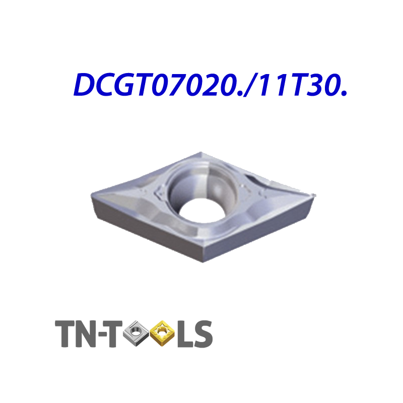 DCGT070202-YG ZZ4919 Placa de Torno Negativa de Acabado