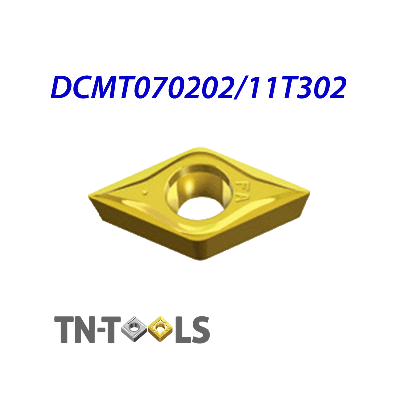 DCMT11T302-LG IZ6999 Placa de Torno Negativa de Acabado