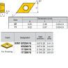 DCMT070208-LM VB6989 Negative Turning Insert for Finishing