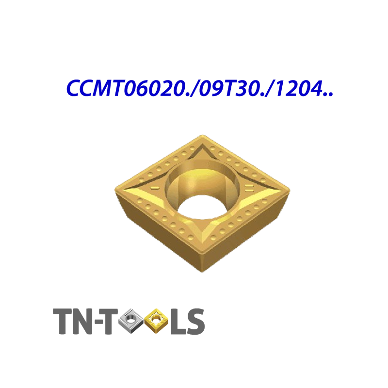 CCMT120408-RZ ZZ1884 Placa de Torno Negativa de Medio