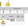 WNMX060404-LM ZZ1874 Negative Turning Insert for Medium