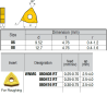 WNMG080412-XZ ZZ2994 Negative Turning Insert for Roughing