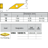 VNMG160408-LG ZZ1884 Negative Turning Insert for Finishing