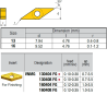 VNMG130408-LM IZ6999 Placa de Torno Negativa de Acabado