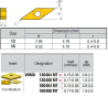 VNMG130404-RZ IZ6999 Negative Turning Insert for Medium