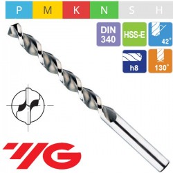 Broca Larga HSS-E DIN338 YG1 DL5090..