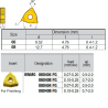 WNMG080408-LM VB6989 Negative Turning Insert for Finishing