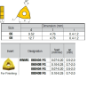 WNMG080404-LM ZZ4899 Negative Turning Insert for Finishing