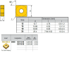 SNMX150712-NH ZZ1884 Negative Turning Insert for Half Big Roughing