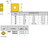 SNMG120408-KG ZZ0774 Negative Turning Insert for Finishing
