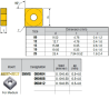 SNMG090404 ZZ2994 Negative Turning Insert for Medium