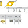 DNMG130504-RZ ZZ1864 Negative Turning Insert for Medium