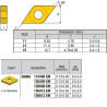 DNMG150612-KR ZZ0784 Negative Turning Insert for Medium