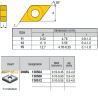 DNMG130504 ZZ2994 Negative Turning Insert for Medium