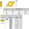 DNMG150616 ZZ1884 Negative Turning Insert for Medium