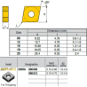 CNMA090412 ZZ2984 Negative Turning Insert for Roughing