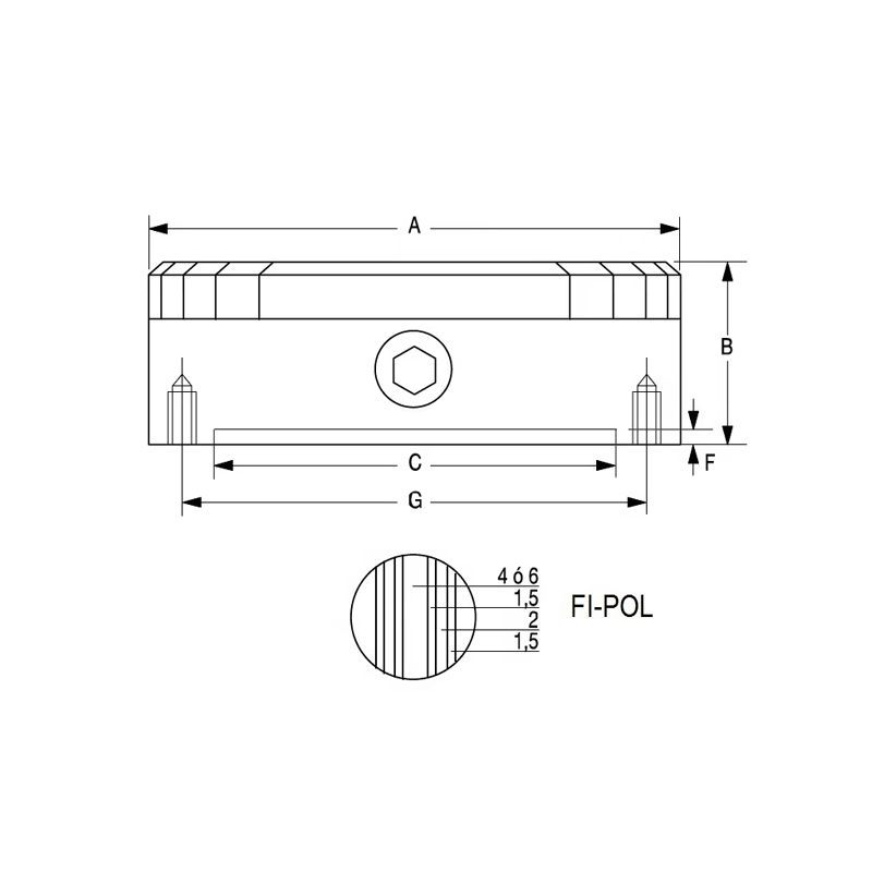 Platos Magneticos Circular FI-POL de SELTER Para Rectificadoras