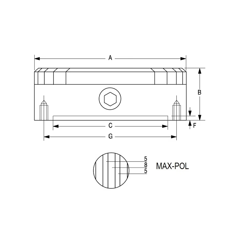 Platos Magneticos Circular MAX-POL de SELTER Para Rectificadoras