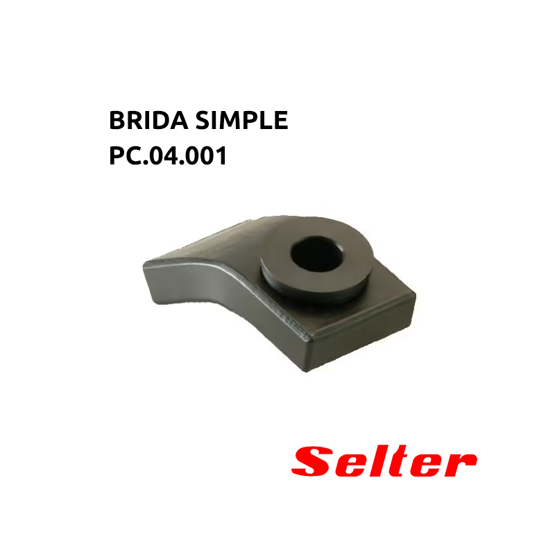 Bridas Simples para la Fijación de
los Platos Magnéticos Bridas Simples para la Fijación de
los Platos Magnéticos