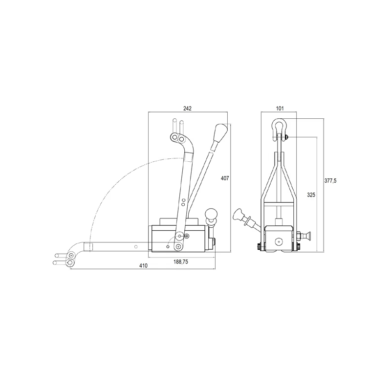 Elevadores Magnéticos Serie EMX-SR